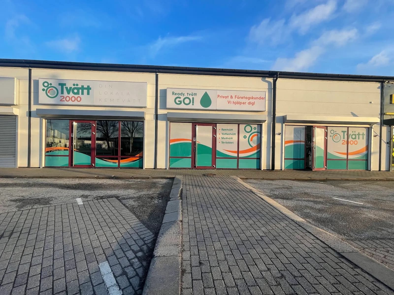 Tvätt 2000:s butik på Garnisonsgatan 12, Berga i Helsingborg